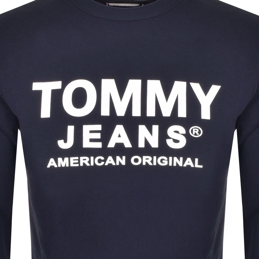 Alternative Image for ProductTommy Jeans Essential Sweatshirt Navy3